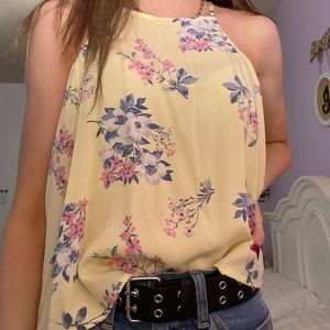 Floral tank top